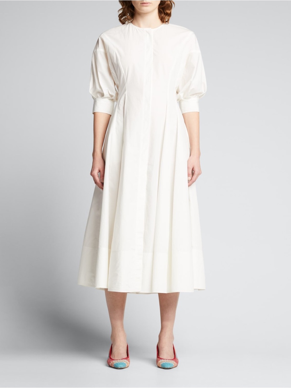 Co Cotton-Poplin Midi Shirt Dress